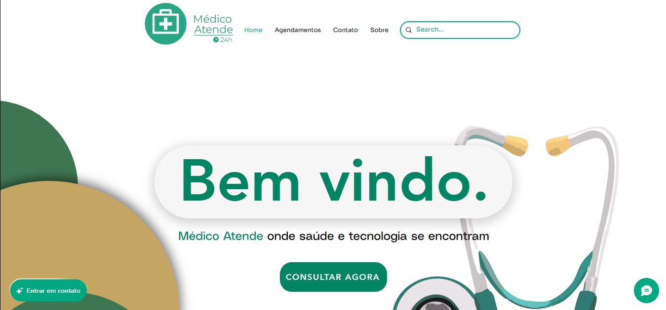 WebSite médico atende.
