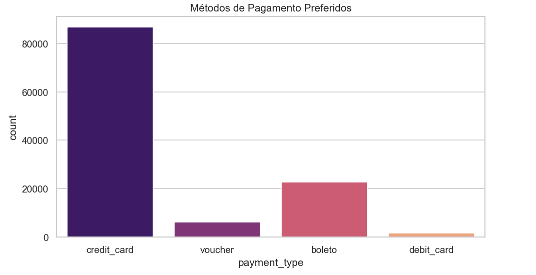 Métodos de Pagamentos