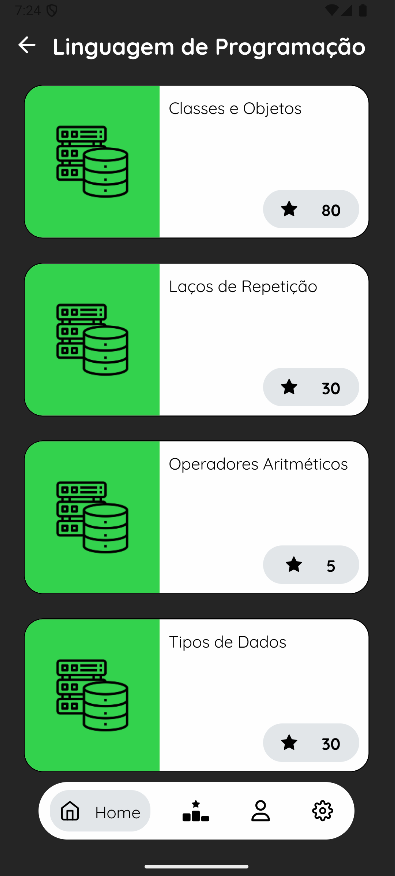 Conteudos dos quizzes